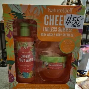 Cheeky Body Wash & Cream Set - Orange